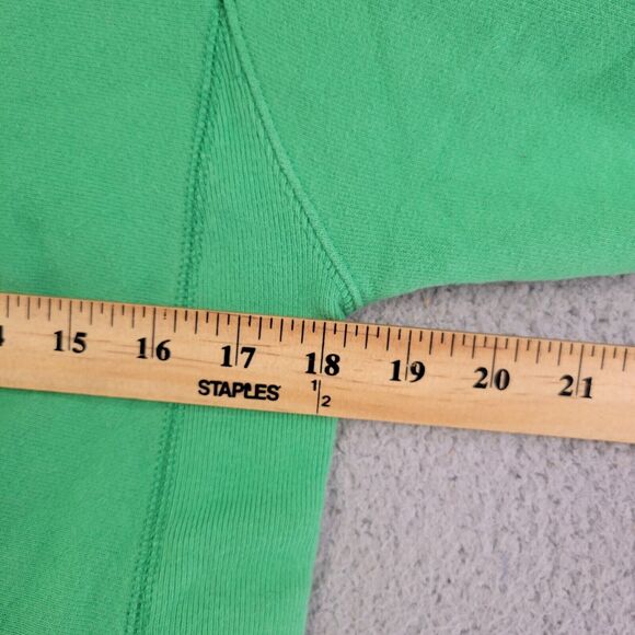 Champion Reverse Weave Sweatshirt Mens XS Green Sweater Pullover Retro Crewneck - Picture 7 of 8